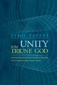 Cover of Unity in the Triune God