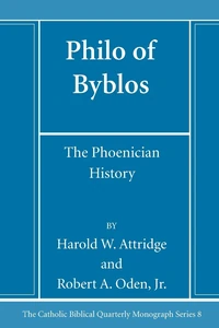 Cover of Philo of Byblos
