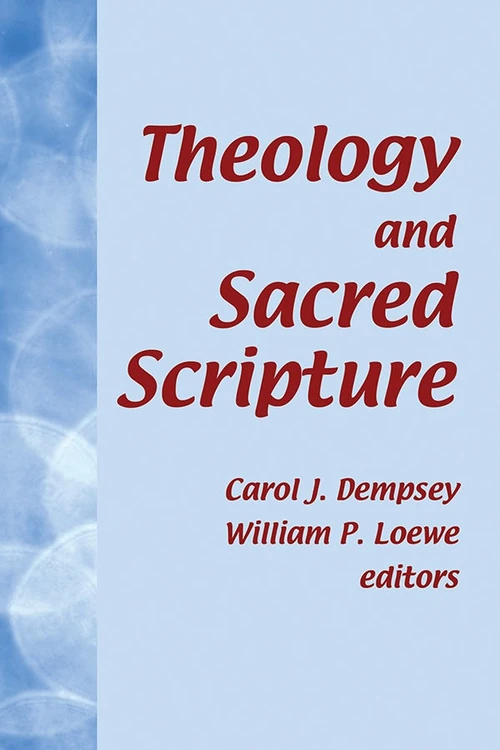 Cover of Theology and Sacred Scripture