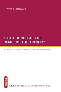 Cover of "The Church as the Image of the Trinity"