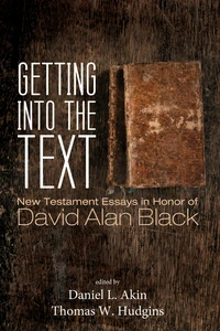 Cover of Getting into the Text