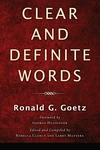 Cover of Clear and Definite Words