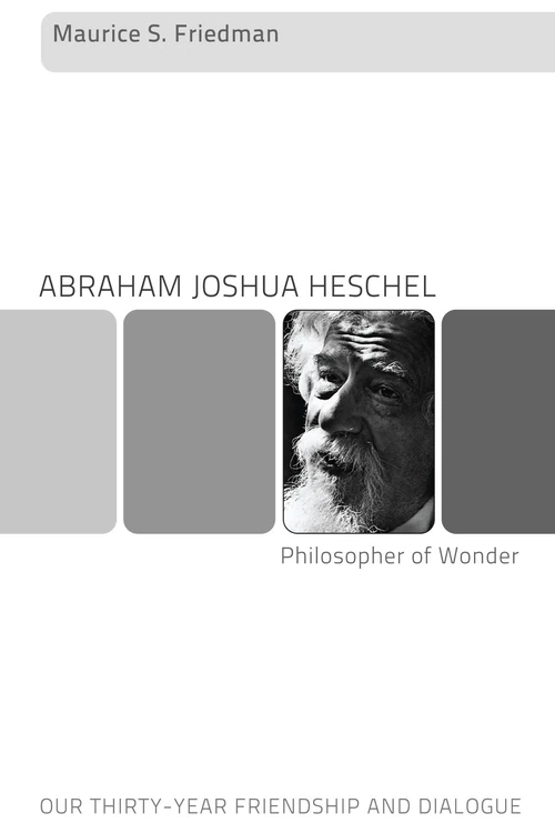 Cover of Abraham Joshua Heschel--Philosopher of Wonder