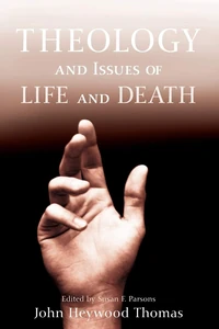 Cover of Theology and Issues of Life and Death