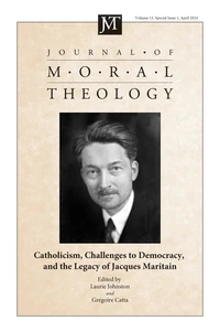 Cover of Journal of Moral Theology, Volume 13, Special Issue 1
