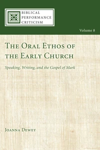 Cover of The Oral Ethos of the Early Church