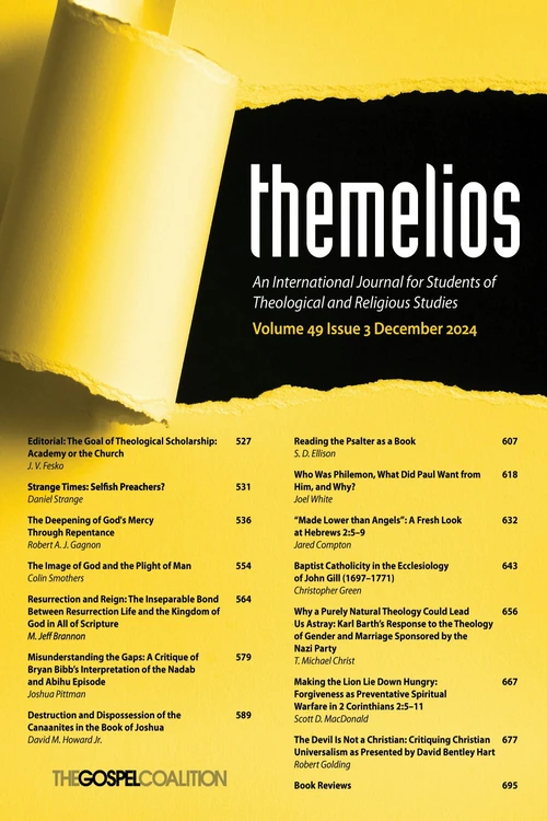 Cover of Themelios, Volume 49, Issue 3