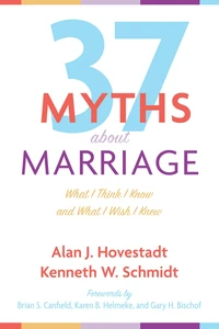 Cover of Thirty-Seven Myths about Marriage