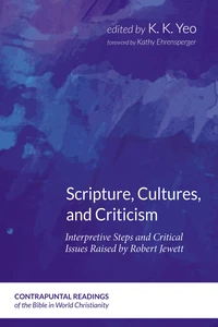 Cover of Scripture, Cultures, and Criticism
