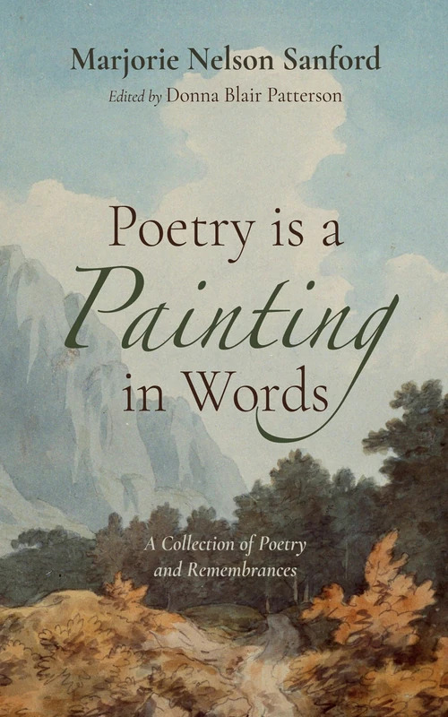 Cover of Poetry is a Painting in Words