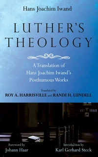 Cover of Luther’s Theology