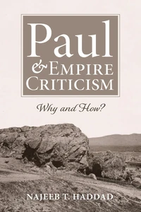 Cover of Paul and Empire Criticism