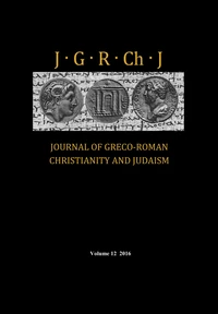 Cover of Journal of Greco-Roman Christianity and Judaism, Volume 12