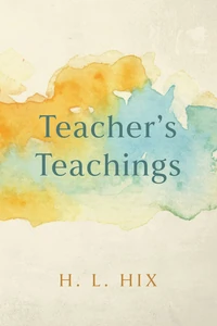 Cover of Teacher’s Teachings