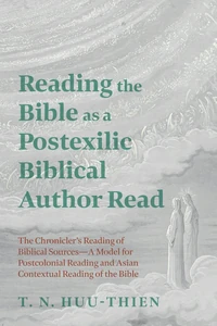 Cover of Reading the Bible as a Postexilic Biblical Author Read