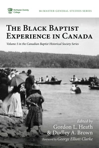 Cover of The Black Baptist Experience in Canada