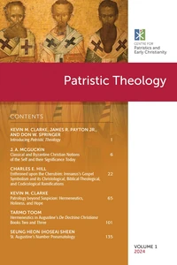 Cover of Patristic Theology, Volume 1