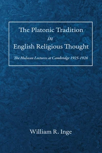 Cover of The Platonic Tradition in English Religious Thought