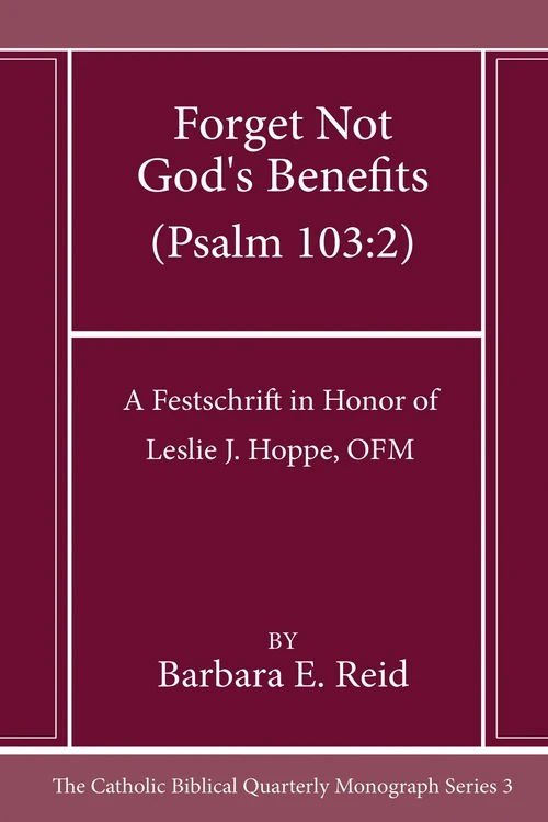 Cover of Forget Not God's Benefits (Psalm 103:2)