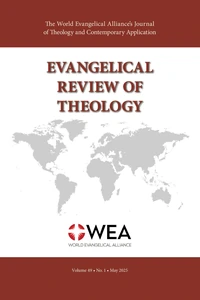 Cover of Evangelical Review of Theology, Volume 49, Number 1