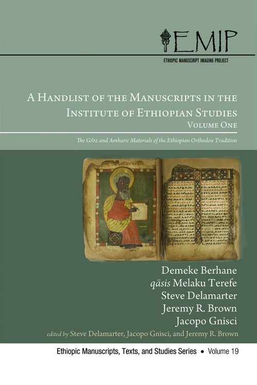 Cover of A Handlist of the Manuscripts in the Institute of Ethiopian Studies, Volume One