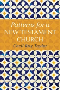 Cover of Patterns for a New Testament Church