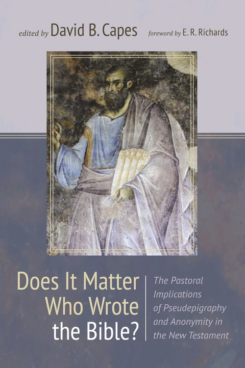 Cover of Does It Matter Who Wrote the Bible?