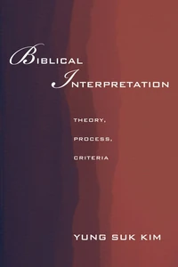 Cover of Biblical Interpretation