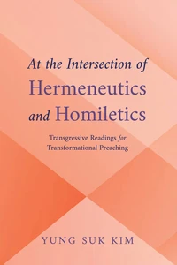 Cover of At the Intersection of Hermeneutics and Homiletics