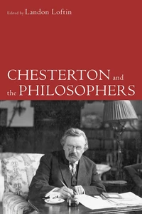 Cover of Chesterton and the Philosophers