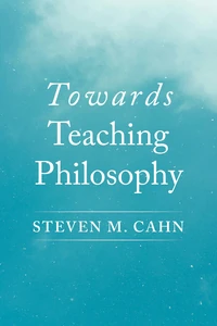 Cover of Towards Teaching Philosophy