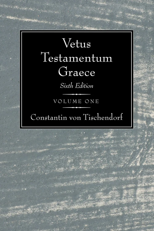 Cover of Vetus Testamentum Graece