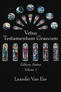 Cover of Vetus Testamentum Graecum, Editione Sixtina
