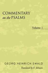 Cover of Commentary on the Psalms