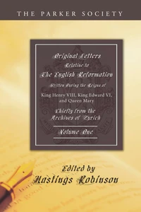 Cover of Original Letters Relative to the English Reformation, 2 Volumes