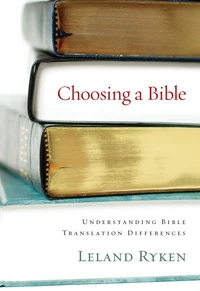 Cover of Choosing a Bible