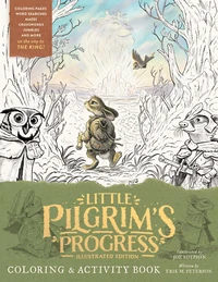Cover of Little Pilgrim's Progress Illustrated Edition Coloring and Activity Book