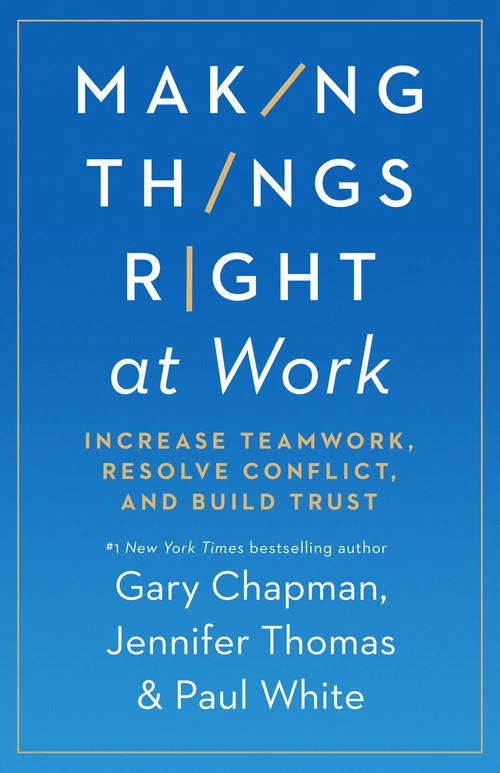 Cover of Making Things Right at Work