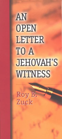 Cover of An Open Letter to a Jehovah's Witness