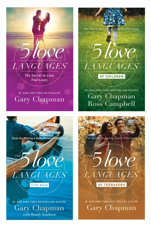 Cover of 5 Love Languages, 5 Love Languages for Men, 5 Love Languages of Teenagers, 5LL of Children Set