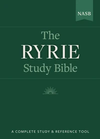 Cover of The Ryrie NAS Study Bible Hardcover Red Letter Indexed