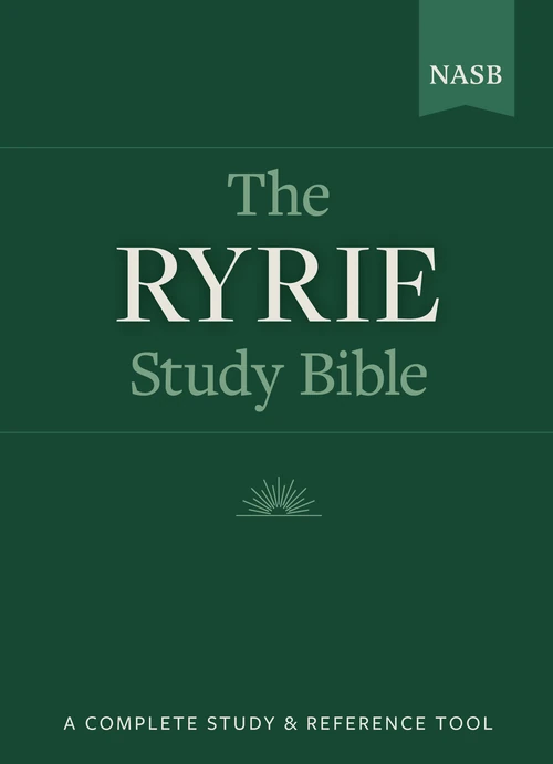 Cover of The Ryrie NAS Study Bible Hardcover Red Letter Indexed