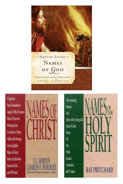 Cover of Names of God/Names of Christ/Names of the Holy Spirit Set