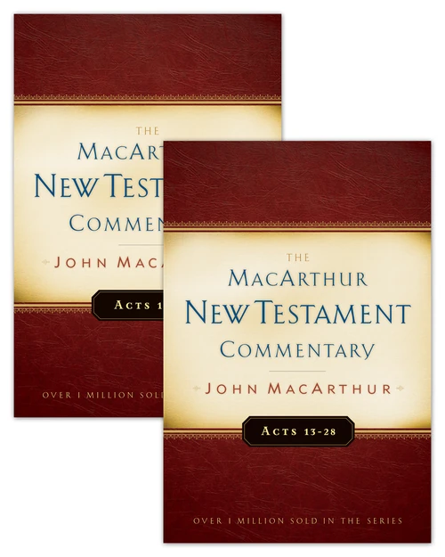 Cover of Acts 1-28 MacArthur New Testament Commentary Two Volume Set