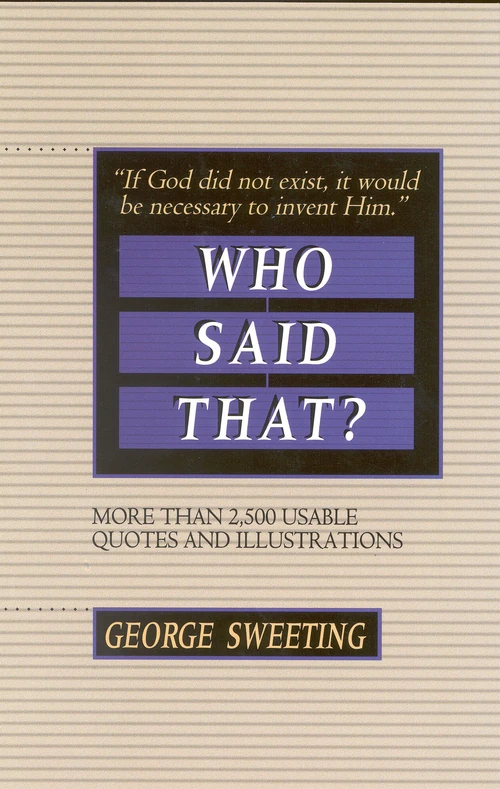 Cover of Who Said That?