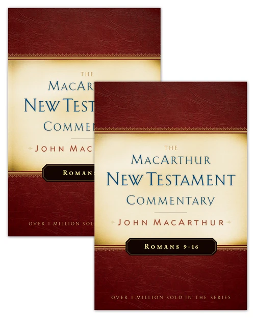 Cover of Romans 1-16 MacArthur New Testament Commentary Two Volume Set