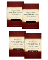 Cover of Matthew 1-28 MacArthur New Testament Commentary Four Volume Set
