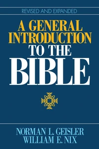 Cover of A General Introduction to the Bible