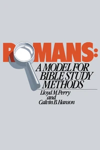 Cover of Romans: A Model for Bible Study Methods