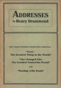 Cover of Addresses by Henry Drummond